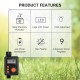Electronic Irrigation Regulator Automatic Irrigation Timer with Large LCD Screen Waterproof Sprinkler Controller 9 Separate Timing Programs Weak Electricity Protection Rain Sensor Outdoor Garden Watering Device Irrigation Tool Electronic Irrigation Regulator Automatic Irrigation Timer with Large LCD Screen Waterproof Sprinkler Controller 9 Separate Timing Programs Weak Electricity Protection Rain Sensor Outdoor Garden Watering Device Irrigation Tool