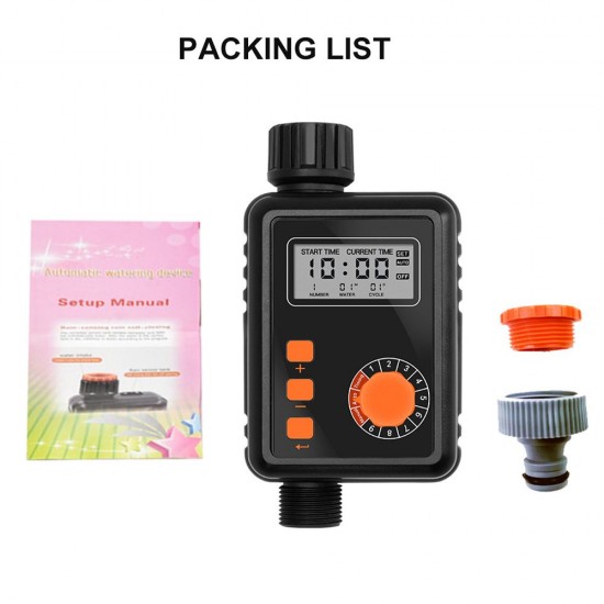 Electronic Irrigation Regulator Automatic Irrigation Timer with Large LCD Screen Waterproof Sprinkler Controller 9 Separate Timing Programs Weak Electricity Protection Rain Sensor Outdoor Garden Watering Device Irrigation Tool Electronic Irrigation Regulator Automatic Irrigation Timer with Large LCD Screen Waterproof Sprinkler Controller 9 Separate Timing Programs Weak Electricity Protection Rain Sensor Outdoor Garden Watering Device Irrigation Tool