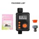Electronic Irrigation Regulator Automatic Irrigation Timer with Large LCD Screen Waterproof Sprinkler Controller 9 Separate Timing Programs Weak Electricity Protection Rain Sensor Outdoor Garden Watering Device Irrigation Tool Electronic Irrigation Regulator Automatic Irrigation Timer with Large LCD Screen Waterproof Sprinkler Controller 9 Separate Timing Programs Weak Electricity Protection Rain Sensor Outdoor Garden Watering Device Irrigation Tool