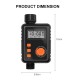 Electronic Irrigation Regulator Automatic Irrigation Timer with Large LCD Screen Waterproof Sprinkler Controller 9 Separate Timing Programs Weak Electricity Protection Rain Sensor Outdoor Garden Watering Device Irrigation Tool Electronic Irrigation Regulator Automatic Irrigation Timer with Large LCD Screen Waterproof Sprinkler Controller 9 Separate Timing Programs Weak Electricity Protection Rain Sensor Outdoor Garden Watering Device Irrigation Tool