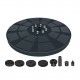 Solar Fountain Pump 3W Solar Powered Outdoor Bird Bath Fountain 7 Spray Patterns Water Pump with Colored LED Lights Battery Backup for Garden Pond Pool Fish Tank Aquarium and Pet Solar Fountain Pump 3W Solar Powered Outdoor Bird Bath Fountain 7 Spray Patterns Water Pump with Colored LED Lights Battery Backup for Garden Pond Pool Fish Tank Aquarium and Pet