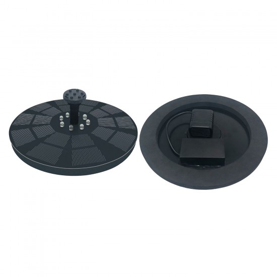 Solar Fountain Pump 3W Solar Powered Outdoor Bird Bath Fountain 7 Spray Patterns Water Pump with Colored LED Lights Battery Backup for Garden Pond Pool Fish Tank Aquarium and Pet Solar Fountain Pump 3W Solar Powered Outdoor Bird Bath Fountain 7 Spray Patterns Water Pump with Colored LED Lights Battery Backup for Garden Pond Pool Fish Tank Aquarium and Pet