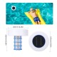 Solar Power Swimming Pool Purifier Solar Pool-Ionizer Swimming Pool Water Algae Inhibition Chlorine-Free Water Processor Solar Power Swimming Pool Purifier Solar Pool-Ionizer Swimming Pool Water Algae Inhibition Chlorine-Free Water Processor