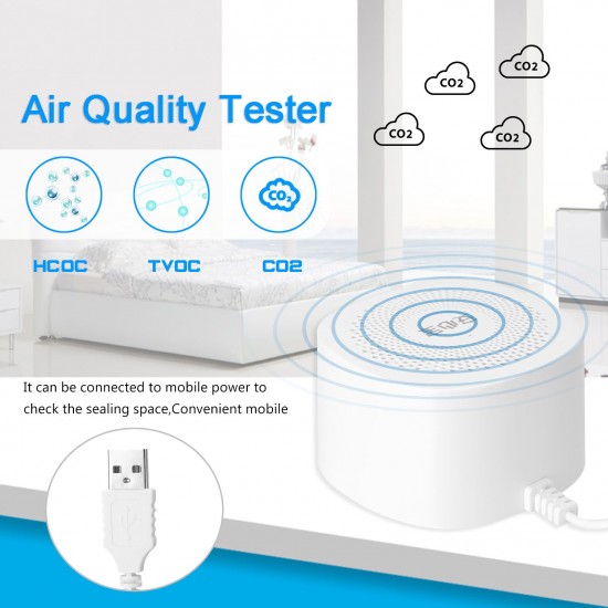 Carbon Dioxide CO2 Detector Air Quality Tester Formaldehyde Detector High Sensitive Poisoning Detector Indoor Formaldehyde Testing Machine Carbon Dioxide CO2 Detector Air Quality Tester Formaldehyde Detector High Sensitive Poisoning Detector Indoor Formaldehyde Testing Machine