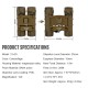 12×25 Binoculars Daily Waterproof Camouflage Telescope BAK4 High Magnification High Definition High Resolution Handheld for Outdoor Traveling Bird Watching Concert Ball Games Events 12×25 Binoculars Daily Waterproof Camouflage Telescope BAK4 High Magnification High Definition High Resolution Handheld for Outdoor Traveling Bird Watching Concert Ball Games Events
