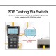 Multi-functional LCD Network Cable Tester Wire Tracker PoE Checker Inline PoE Voltage and Current Tester with Cable Tester with Illuminate Function Multi-functional LCD Network Cable Tester Wire Tracker PoE Checker Inline PoE Voltage and Current Tester with Cable Tester with Illuminate Function