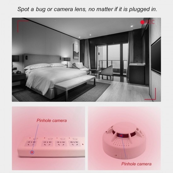 3-in-1 Anti Pinhole Camera Detector with Anti-theft Alarm + Ultrasound Mosquito Repellent Wireless Video Pinhole Camera Detector for Camera Detection 3-in-1 Anti Pinhole Camera Detector with Anti-theft Alarm + Ultrasound Mosquito Repellent Wireless Video Pinhole Camera Detector for Camera Detection