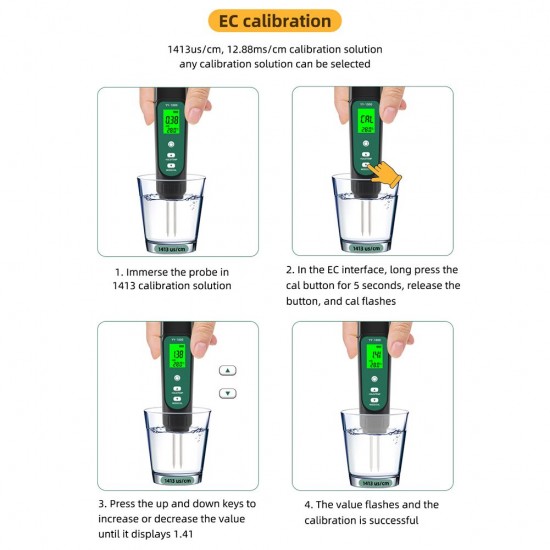 3-In-1 Digital Soil Tester LED Screen with Backlight Soil EC / Humidity / Temperature Meter Plant Moisture Meter Hygrometer Household Gardening Potted Soil Testing Instrument 3-In-1 Digital Soil Tester LED Screen with Backlight Soil EC / Humidity / Temperature Meter Plant Moisture Meter Hygrometer Household Gardening Potted Soil Testing Instrument