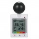 WBGT + HI Heat Index Checker Stress Meter Air Globe Temperature Humidity Tester WBGT + HI Heat Index Checker Stress Meter Air Globe Temperature Humidity Tester