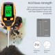 5-in-1 Soil Tester Multifunctional Soil Detector Moisture Meter pH Meter Temperature Soil/Ambient Moisture Sunlight Intensity pH Tester 5-in-1 Soil Tester Multifunctional Soil Detector Moisture Meter pH Meter Temperature Soil/Ambient Moisture Sunlight Intensity pH Tester