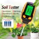 5-in-1 Soil Tester Multifunctional Soil Detector Moisture Meter pH Meter Temperature Soil/Ambient Moisture Sunlight Intensity pH Tester 5-in-1 Soil Tester Multifunctional Soil Detector Moisture Meter pH Meter Temperature Soil/Ambient Moisture Sunlight Intensity pH Tester