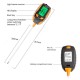 5-in-1 Soil Tester Multifunctional Soil Detector Moisture Meter pH Meter Temperature Soil/Ambient Moisture Sunlight Intensity pH Tester 5-in-1 Soil Tester Multifunctional Soil Detector Moisture Meter pH Meter Temperature Soil/Ambient Moisture Sunlight Intensity pH Tester
