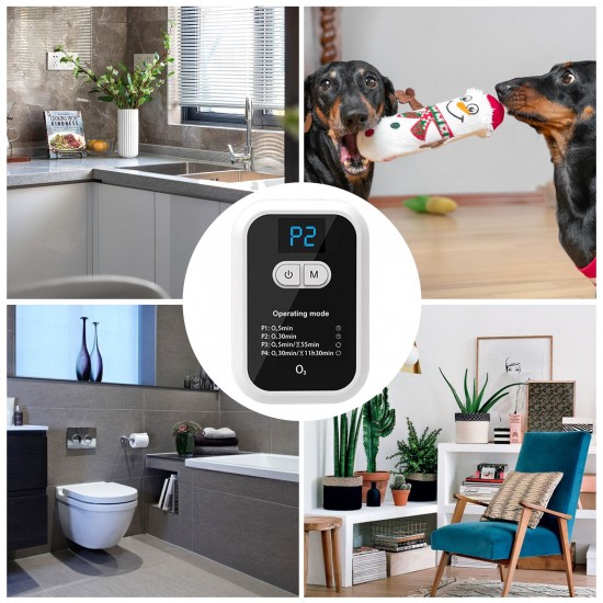 Ozone Generator Mini Air Purifier Ionizer Deodorizer Sterilizer Portable for Bathroom Kitchen Living Room Remove Smoking Cooking Pets Odor 100mg/h Ozone Generator Mini Air Purifier Ionizer Deodorizer Sterilizer Portable for Bathroom Kitchen Living Room Remove Smoking Cooking Pets Odor 100mg/h