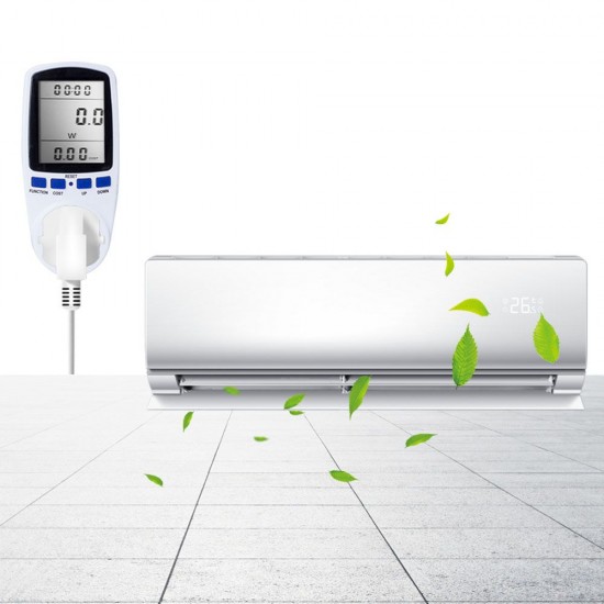Digital LCD Energy Meter Wattmeter Monitoring Device Wattage Electricity Kwh Power Measuring Analyzer Digital LCD Energy Meter Wattmeter Monitoring Device Wattage Electricity Kwh Power Measuring Analyzer