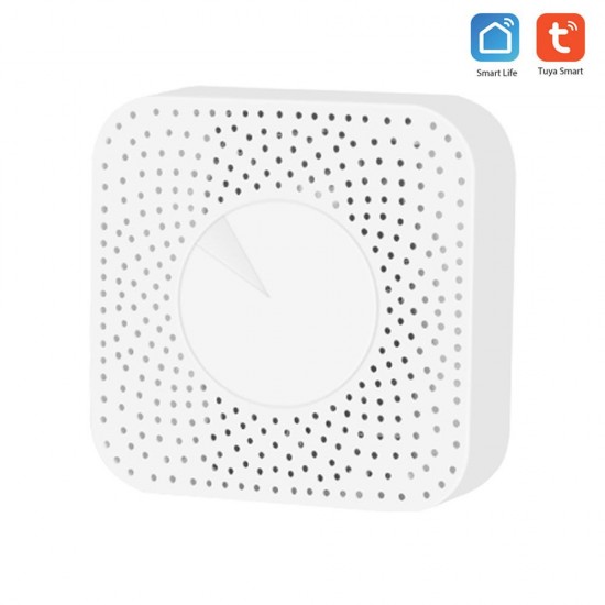 Tuya WiFi Intelligent Air Housekeeper 6-in-1 Air Quality Monitor PM2.5/Formaldehyde/TVOC/CO2/Temperature/Humidity Detector for Home Office Tuya WiFi Intelligent Air Housekeeper 6-in-1 Air Quality Monitor PM2.5/Formaldehyde/TVOC/CO2/Temperature/Humidity Detector for Home Office