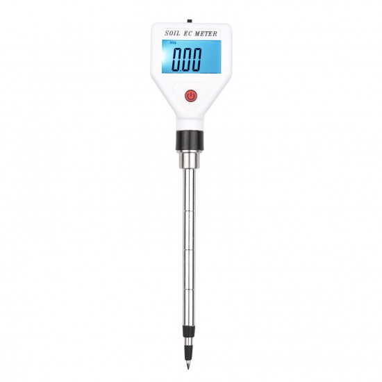 Soil EC Meter Digital Soil Tester with Backlight Screen Portable Soil Salinity Tester for Greenhouse Garden Farm Orchard Soil EC Meter Digital Soil Tester with Backlight Screen Portable Soil Salinity Tester for Greenhouse Garden Farm Orchard