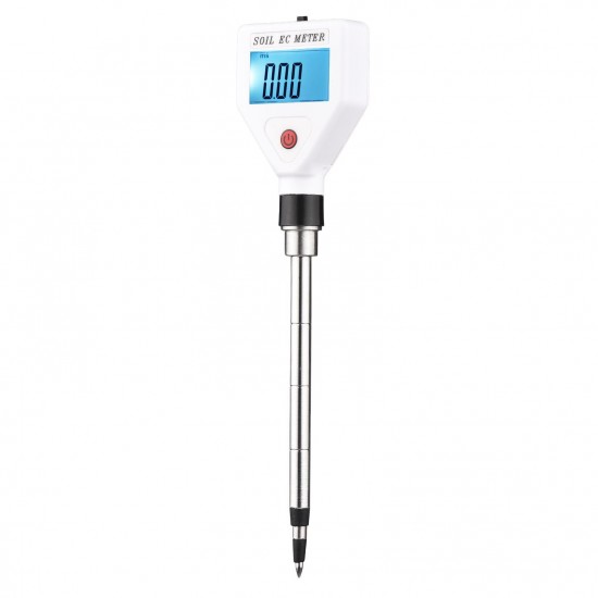 Soil EC Meter Digital Soil Tester with Backlight Screen Portable Soil Salinity Tester for Greenhouse Garden Farm Orchard Soil EC Meter Digital Soil Tester with Backlight Screen Portable Soil Salinity Tester for Greenhouse Garden Farm Orchard