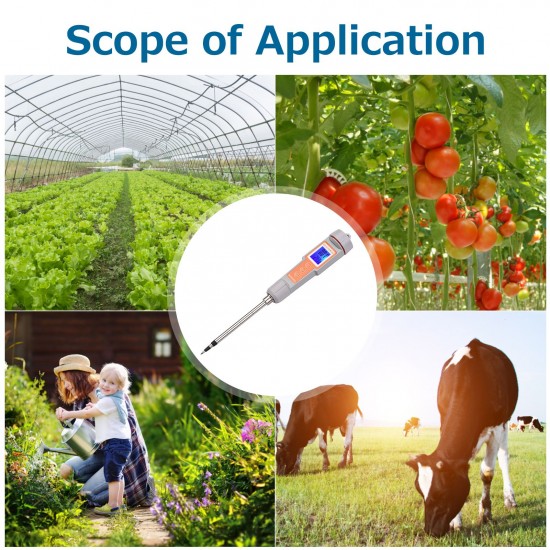 Soil Tester 3 in 1 Multifunction EC/ TDS/ Temperature Digital Soil Test Probe Meter with Backlight Screen Portable Soil Salinity Tester for Greenhouse Garden Farm Orchard Soil Tester 3 in 1 Multifunction EC/ TDS/ Temperature Digital Soil Test Probe Meter with Backlight Screen Portable Soil Salinity Tester for Greenhouse Garden Farm Orchard