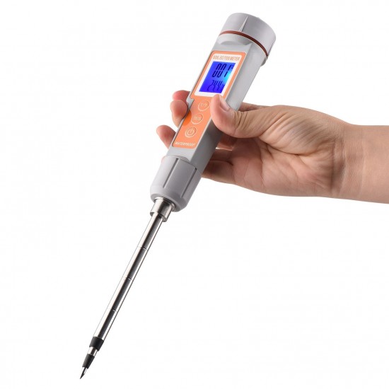 Soil Tester 3 in 1 Multifunction EC/ TDS/ Temperature Digital Soil Test Probe Meter with Backlight Screen Portable Soil Salinity Tester for Greenhouse Garden Farm Orchard Soil Tester 3 in 1 Multifunction EC/ TDS/ Temperature Digital Soil Test Probe Meter with Backlight Screen Portable Soil Salinity Tester for Greenhouse Garden Farm Orchard