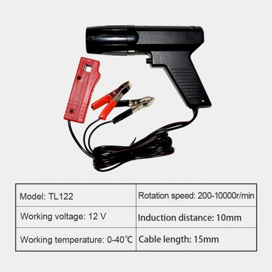 Portable 12 V Professional Timing Tool Car Motorcycle Petrol Engine Ignition System Strobe Lamp Detector Auto Motorcycle Detection Diagnosis Tool Portable 12 V Professional Timing Tool Car Motorcycle Petrol Engine Ignition System Strobe Lamp Detector Auto Motorcycle Detection Diagnosis Tool