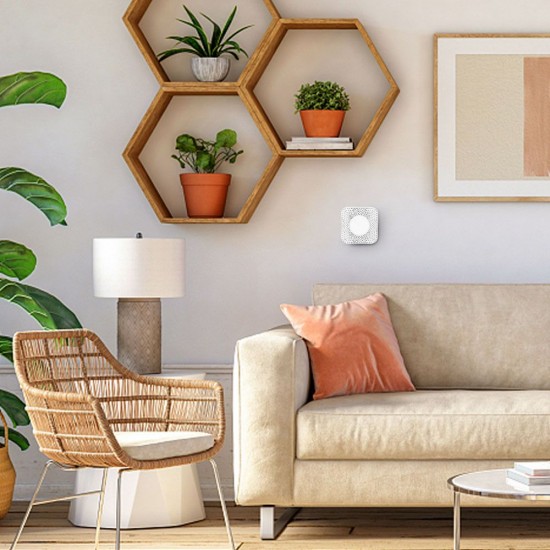 Tuya WiFi Intelligent Air Housekeeper 6-in-1 Air Quality Monitor PM2.5/Formaldehyde/TVOC/CO2/Temperature/Humidity Detector for Home Office Tuya WiFi Intelligent Air Housekeeper 6-in-1 Air Quality Monitor PM2.5/Formaldehyde/TVOC/CO2/Temperature/Humidity Detector for Home Office