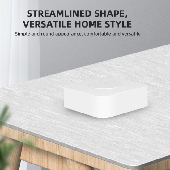 Tuya WiFi Intelligent Air Housekeeper 6-in-1 Air Quality Monitor PM2.5/Formaldehyde/TVOC/CO2/Temperature/Humidity Detector for Home Office Tuya WiFi Intelligent Air Housekeeper 6-in-1 Air Quality Monitor PM2.5/Formaldehyde/TVOC/CO2/Temperature/Humidity Detector for Home Office