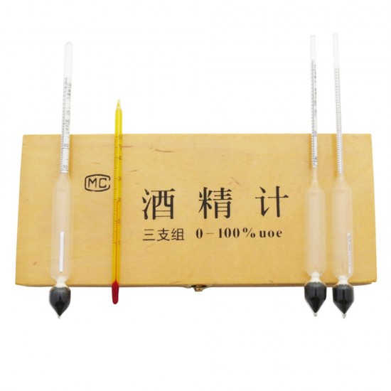 3Pcs/Set Alcohol Meter Alcohol Meter Wine Concentration Meter Alcohol Instrument Hydrometer Tester 3Pcs/Set Alcohol Meter Alcohol Meter Wine Concentration Meter Alcohol Instrument Hydrometer Tester
