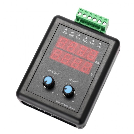4-20mA 0-10V Signal Generator 24V Current Voltage Transmitter Signal Source Constant Current Source with Display 4-20mA 0-10V Signal Generator 24V Current Voltage Transmitter Signal Source Constant Current Source with Display