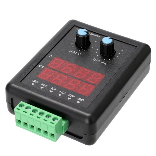 4-20mA 0-10V Signal Generator 24V Current Voltage Transmitter Signal Source Constant Current Source with Display 4-20mA 0-10V Signal Generator 24V Current Voltage Transmitter Signal Source Constant Current Source with Display