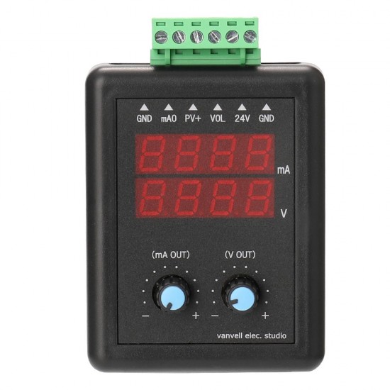 4-20mA 0-10V Signal Generator 24V Current Voltage Transmitter Signal Source Constant Current Source with Display 4-20mA 0-10V Signal Generator 24V Current Voltage Transmitter Signal Source Constant Current Source with Display