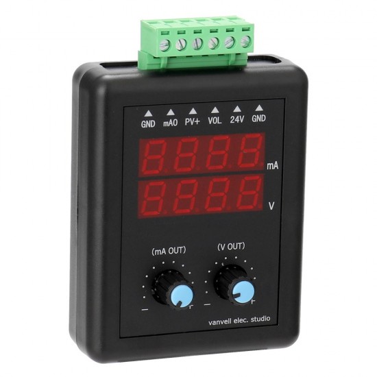 4-20mA 0-10V Signal Generator 24V Current Voltage Transmitter Signal Source Constant Current Source with Display 4-20mA 0-10V Signal Generator 24V Current Voltage Transmitter Signal Source Constant Current Source with Display