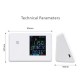 Digital Formaldehyde Detector Hygrothermograph Alarm Clock Carbon Dioxide Tester Air Quality Monitor Gas Analyzer Digital Formaldehyde Detector Hygrothermograph Alarm Clock Carbon Dioxide Tester Air Quality Monitor Gas Analyzer