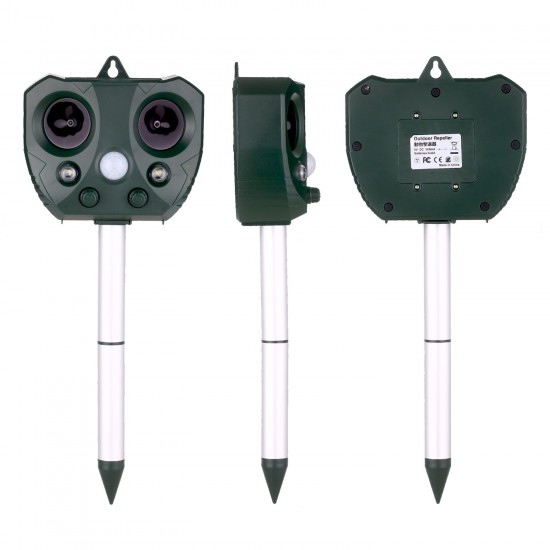Solar Ultrasonic Repeller Waterproof Outdoor Pest Animal Expeller with Motion Sensor and Flashing Light Repeller for Cats Dogs Repel-pesticides Solar Ultrasonic Repeller Waterproof Outdoor Pest Animal Expeller with Motion Sensor and Flashing Light Repeller for Cats Dogs Repel-pesticides