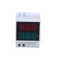 Digital Din-Rail LED Voltage Ammeter Current Meter Voltmeter AC80-300V 0.2-99.9A Dual Display Digital Din-Rail LED Voltage Ammeter Current Meter Voltmeter AC80-300V 0.2-99.9A Dual Display