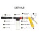 Car Foam Washing Spray Gun Multifunctional High Pressure Water Cleaning Foam Garden Cleanliness Car Foam Washing Spray Gun Multifunctional High Pressure Water Cleaning Foam Garden Cleanliness