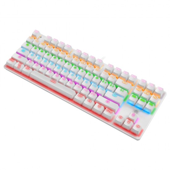 Illuminated Keyboard 87 Keys Gaming Keyboard USB Powered Operated Diverse Lighting Effect for Computer Laptop E-sports Compatible with WINDOWS XP/ WIN 7/ WIN 8/ WIN 10/ IOS System Illuminated Keyboard 87 Keys Gaming Keyboard USB Powered Operated Diverse Lighting Effect for Computer Laptop E-sports Compatible with WINDOWS XP/ WIN 7/ WIN 8/ WIN 10/ IOS System