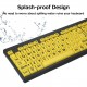 Wired USB Large Print Computer Keyboard for Low Vision Users High Contrast 104 Keys Letters for Old Men Wired USB Large Print Computer Keyboard for Low Vision Users High Contrast 104 Keys Letters for Old Men