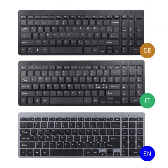 2.4G Wireless Keyboard Ultra-thin Wireless Keyboard Mute Keyboard 95 Keys Wireless Keyboard for PC Laptop Black English 2.4G Wireless Keyboard Ultra-thin Wireless Keyboard Mute Keyboard 95 Keys Wireless Keyboard for PC Laptop Black English