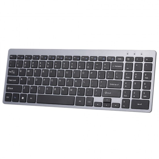 2.4G Wireless Keyboard Ultra-thin Wireless Keyboard Mute Keyboard 95 Keys Wireless Keyboard for PC Laptop Black English 2.4G Wireless Keyboard Ultra-thin Wireless Keyboard Mute Keyboard 95 Keys Wireless Keyboard for PC Laptop Black English