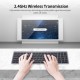 2.4G Wireless Keyboard Ultra-thin Wireless Keyboard Mute Keyboard 95 Keys Wireless Keyboard for PC Laptop Black English 2.4G Wireless Keyboard Ultra-thin Wireless Keyboard Mute Keyboard 95 Keys Wireless Keyboard for PC Laptop Black English