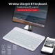 10-inch Wireless BT Keyboard Three-system Universal Colorful Rechargeable BT Keyboard Mobilephone Tablet Universal Keyboard Green 10-inch Wireless BT Keyboard Three-system Universal Colorful Rechargeable BT Keyboard Mobilephone Tablet Universal Keyboard Green