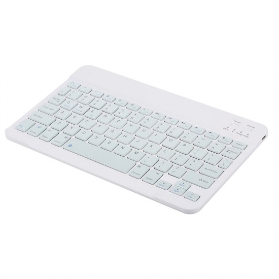 10-inch Wireless BT Keyboard Three-system Universal Colorful Rechargeable BT Keyboard Mobilephone Tablet Universal Keyboard Green 10-inch Wireless BT Keyboard Three-system Universal Colorful Rechargeable BT Keyboard Mobilephone Tablet Universal Keyboard Green