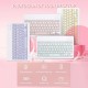 10-inch Wireless BT Keyboard Three-system Universal Colorful Rechargeable BT Keyboard Mobilephone Tablet Universal Keyboard Green 10-inch Wireless BT Keyboard Three-system Universal Colorful Rechargeable BT Keyboard Mobilephone Tablet Universal Keyboard Green