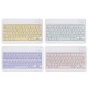 10-inch Wireless BT Keyboard Three-system Universal Colorful Rechargeable BT Keyboard Mobilephone Tablet Universal Keyboard Green 10-inch Wireless BT Keyboard Three-system Universal Colorful Rechargeable BT Keyboard Mobilephone Tablet Universal Keyboard Green
