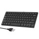 K-1000 Mini Keyboard 78-key Mini Keyboard USB Powered Wired Keyboard Chocolate Keyboard Portable Office Keyboard Black K-1000 Mini Keyboard 78-key Mini Keyboard USB Powered Wired Keyboard Chocolate Keyboard Portable Office Keyboard Black