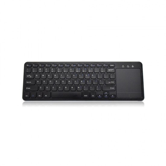 2.4G wireless keyboard with Multifunctional touchpad 78 Key ultra-thin office Portable Keyboard for Windows/Android Black 2.4G wireless keyboard with Multifunctional touchpad 78 Key ultra-thin office Portable Keyboard for Windows/Android Black