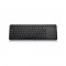 2.4G wireless keyboard with Multifunctional touchpad 78 Key ultra-thin office Portable Keyboard for Windows/Android Black