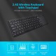 2.4G wireless keyboard with Multifunctional touchpad 78 Key ultra-thin office Portable Keyboard for Windows/Android Black 2.4G wireless keyboard with Multifunctional touchpad 78 Key ultra-thin office Portable Keyboard for Windows/Android Black