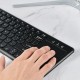 2.4G wireless keyboard with Multifunctional touchpad 78 Key ultra-thin office Portable Keyboard for Windows/Android Black 2.4G wireless keyboard with Multifunctional touchpad 78 Key ultra-thin office Portable Keyboard for Windows/Android Black