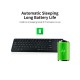 2.4G wireless keyboard with Multifunctional touchpad 78 Key ultra-thin office Portable Keyboard for Windows/Android Black 2.4G wireless keyboard with Multifunctional touchpad 78 Key ultra-thin office Portable Keyboard for Windows/Android Black